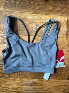 Women's Gray Capezio Sports Bra - NWT